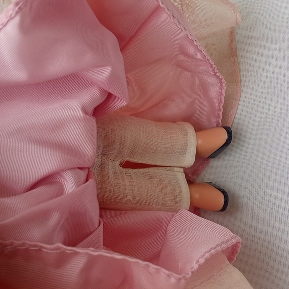 Collectible Vintage Storybook Doll Plastic Sleepy Eyes Pink #2 - Picture 6 of 16